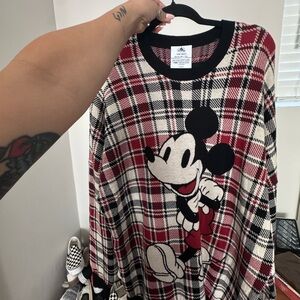 Disney Black and Red Plaid Spirit Jersey
